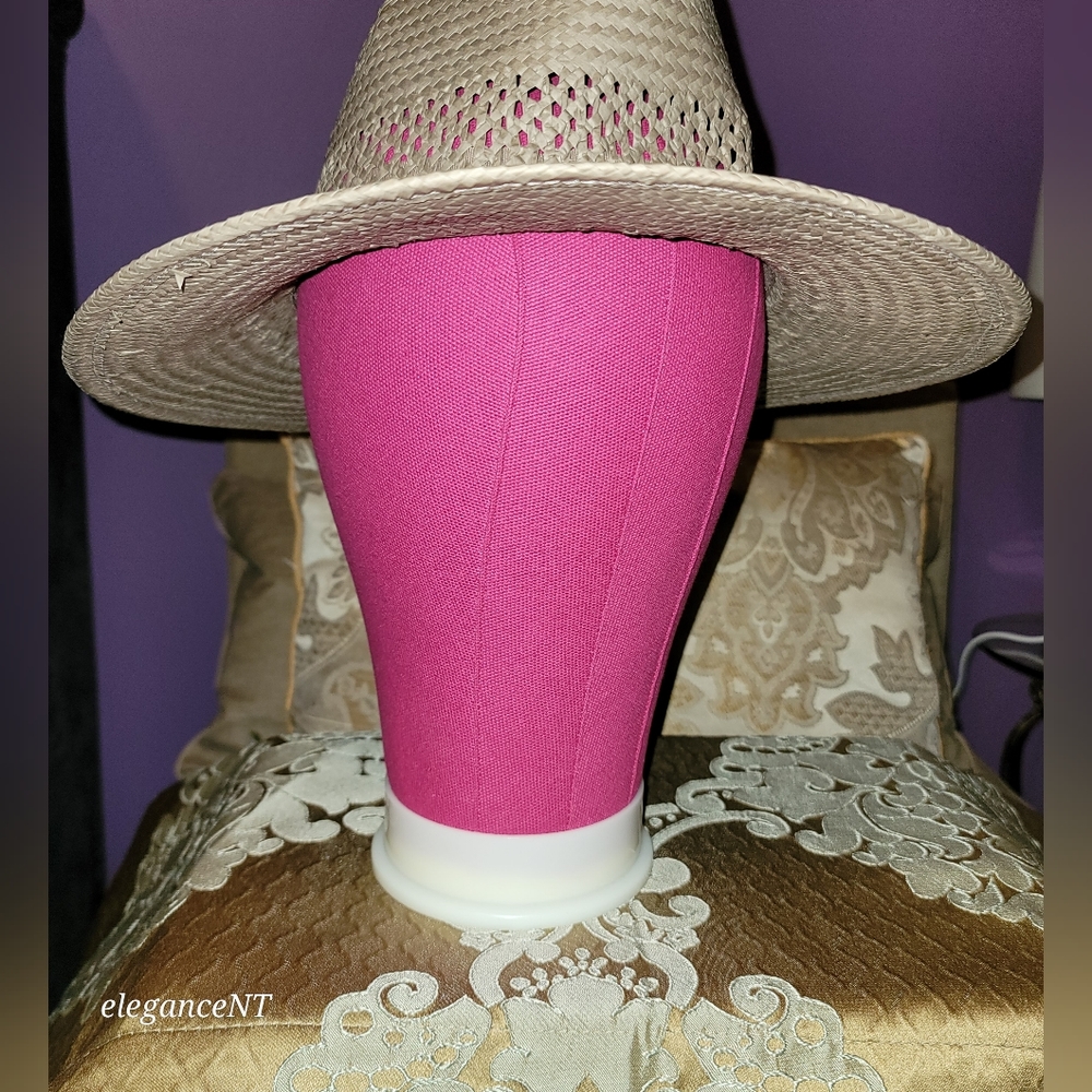 Gap Straw Tan/Dark Gray  Fedora Size M/L NWT - Picture 2 of 7